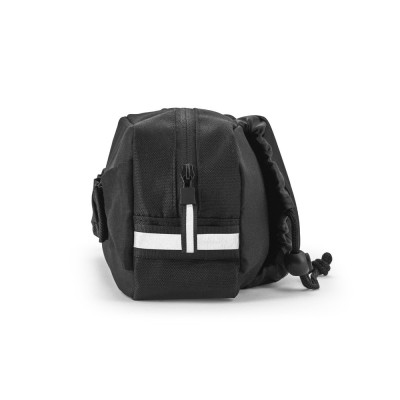 DELFOS POUCH. 300D recycled polyester and 600D recycled polyester waist bag with reflective elements